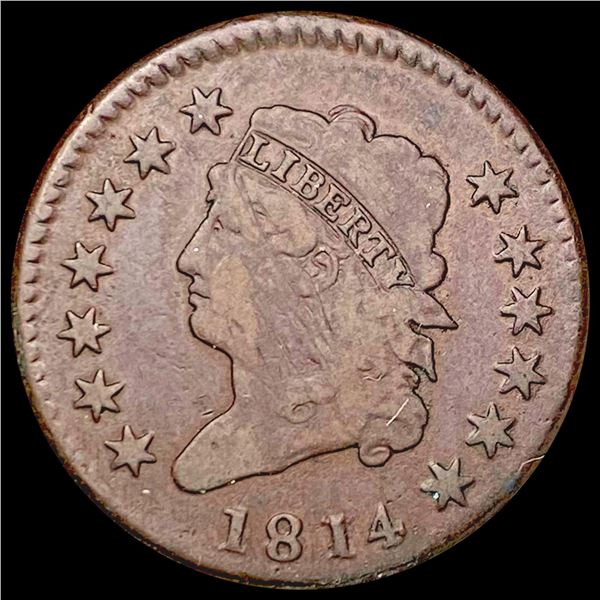 1814 Classic Head Large Cent NICELY CIRCULATED