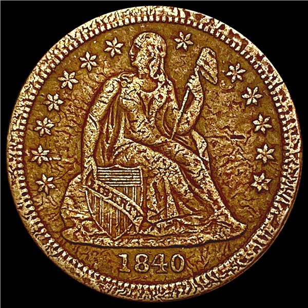 1840 Seated Liberty Dime LIGHTLY CIRCULATED