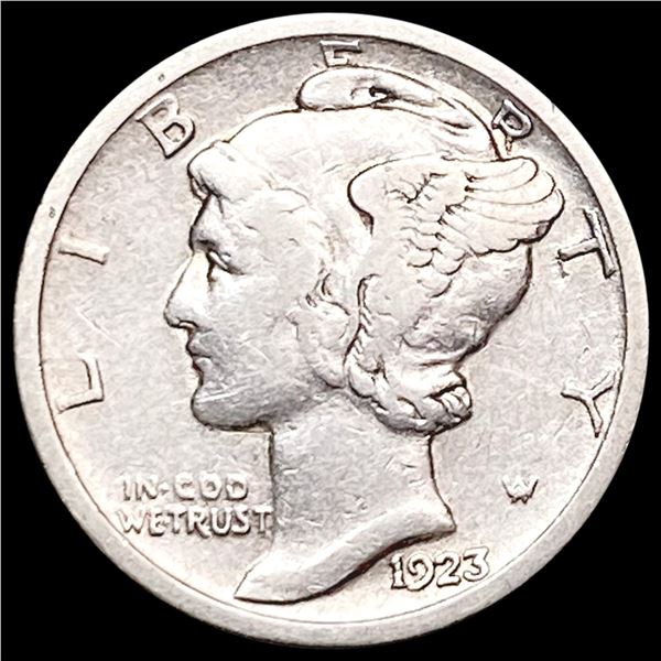 1923-S Mercury Dime LIGHTLY CIRCULATED