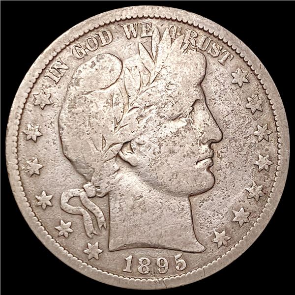 1895-O Barber Half Dollar LIGHTLY CIRCULATED
