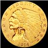Image 1 : 1914-D $2.50 Gold Quarter Eagle CLOSELY UNCIRCULATED