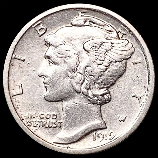 1919-D Mercury Dime CLOSELY UNCIRCULATED