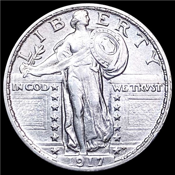 1917 Ty2 Standing Liberty Quarter CLOSELY UNCIRCULATED
