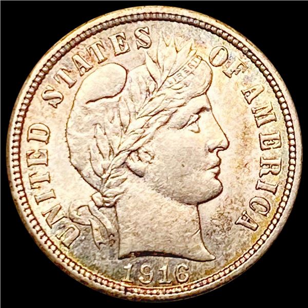 1916 Barber Dime UNCIRCULATED
