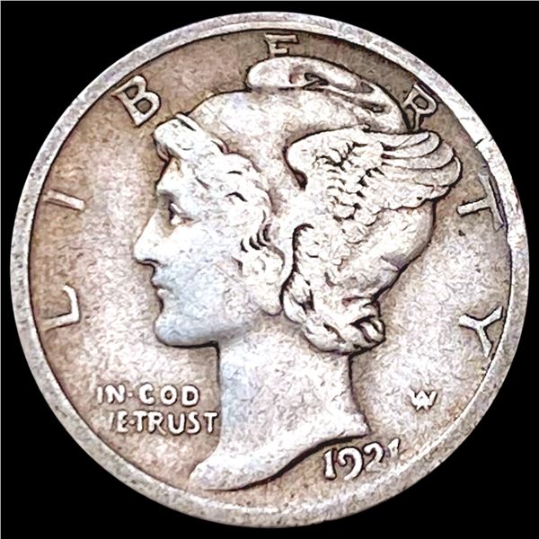 1921-D Mercury Dime LIGHTLY CIRCULATED
