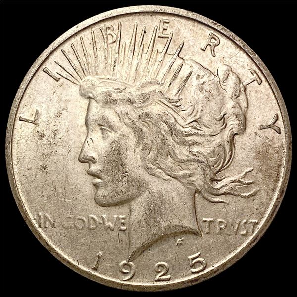 1925-S Silver Peace Dollar CLOSELY UNCIRCULATED