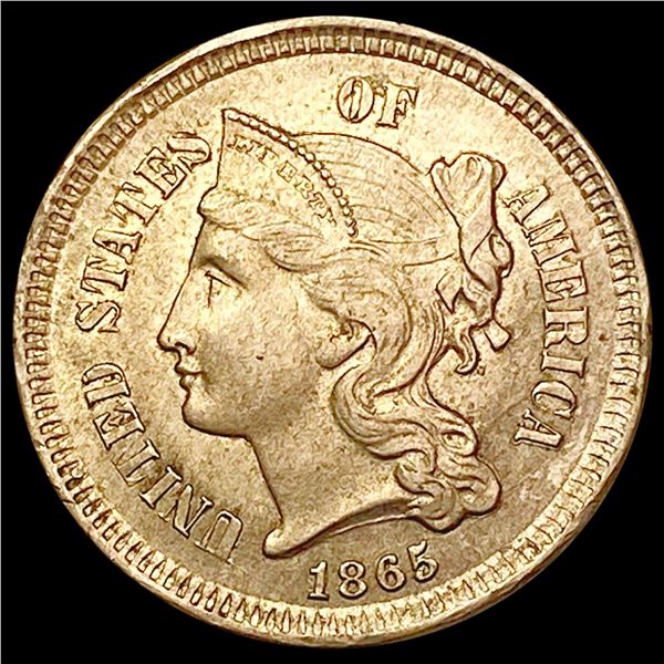 1865 Nickel Three Cent UNCIRCULATED