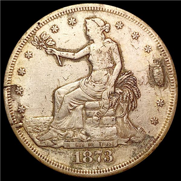 1873-S Silver Trade Dollar LIGHTLY CIRCULATED
