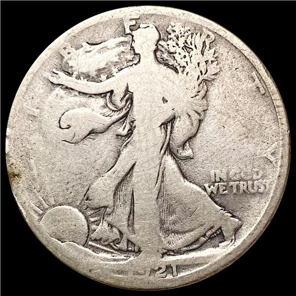 1921-D Walking Liberty Half Dollar NICELY CIRCULATED