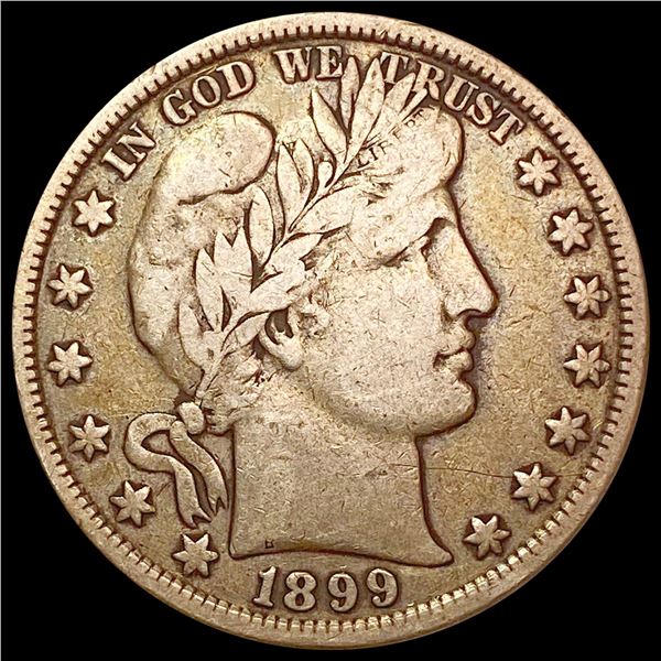1899 Barber Half Dollar LIGHTLY CIRCULATED