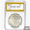 1881-S Morgan Silver Dollar PGA MS67+ DMPL
