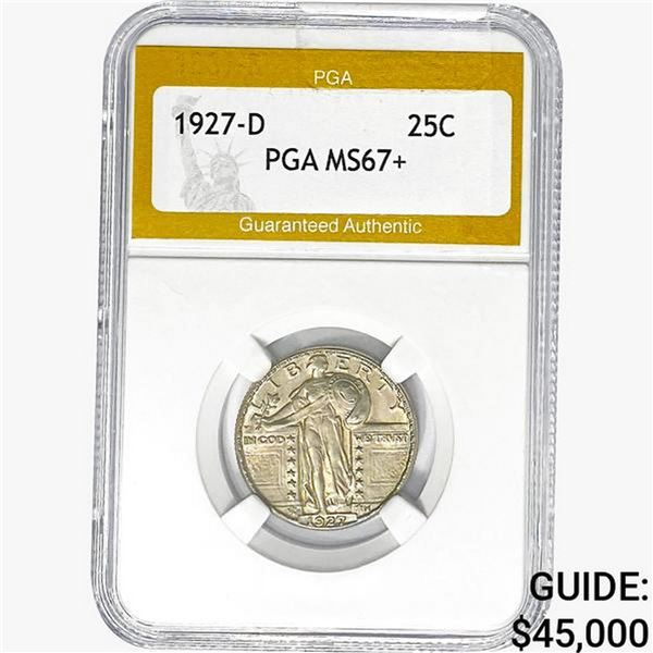 1927-D Standing Liberty Quarter PGA MS67+