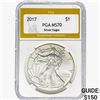 Image 1 : 2017 Silver Eagle PGA MS70