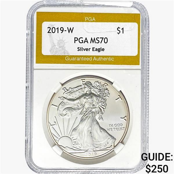 2019-W Silver Eagle PGA MS70