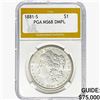 Image 1 : 1881-S Morgan Silver Dollar PGA MS68 DMPL