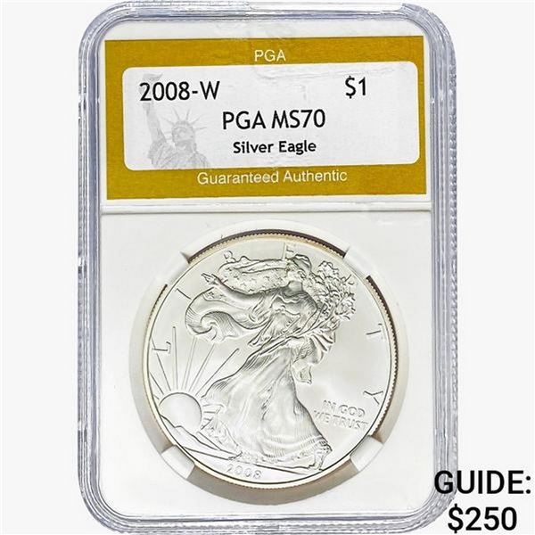 2008-W Silver Eagle PGA MS70