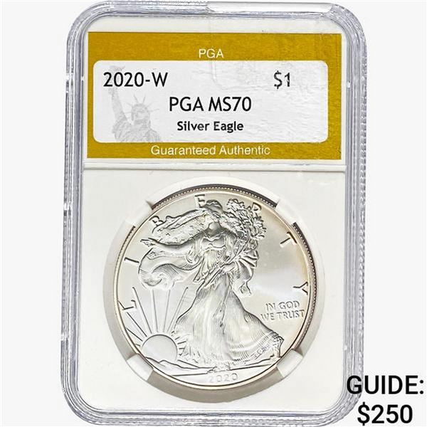 2020-W Silver Eagle PGA MS70