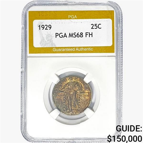 1929 Standing Liberty Quarter PGA MS68 FH
