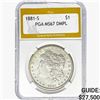 Image 1 : 1881-S Morgan Silver Dollar PGA MS67 DMPL