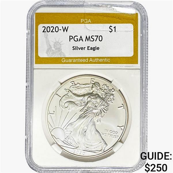 2020-W Silver Eagle PGA MS70