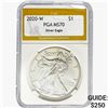 2020-W Silver Eagle PGA MS70
