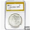 Image 1 : 1881-S Morgan Silver Dollar PGA MS66+ DMPL