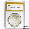 Image 1 : 1881-S Morgan Silver Dollar PGA MS67+ DMPL