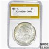 Image 1 : 1881-S Morgan Silver Dollar PGA MS66+ DMPL