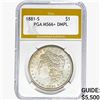 Image 1 : 1881-S Morgan Silver Dollar PGA MS66+ DMPL