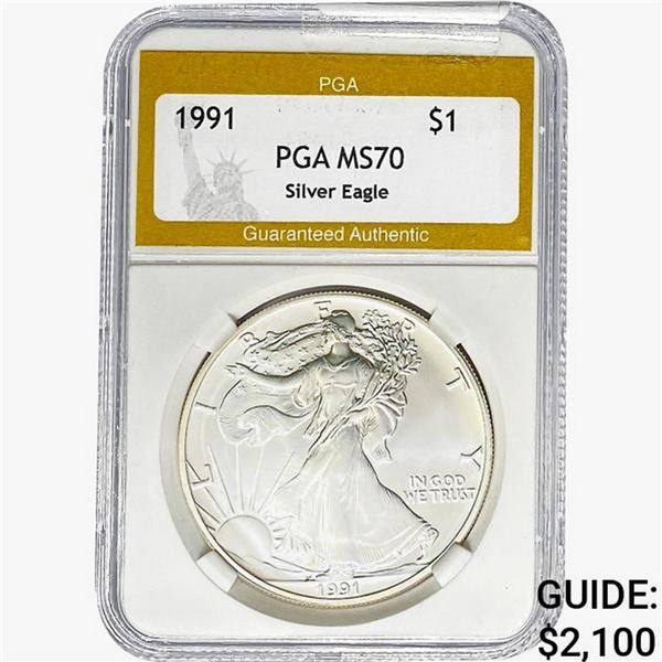 1991 Silver Eagle PGA MS70