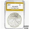 Image 1 : 2021 Silver Eagle PGA MS70