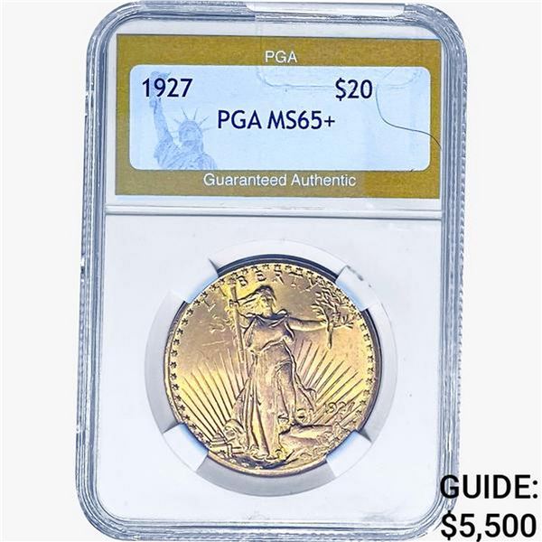 1927 $20 Gold Double Eagle PGA MS65+