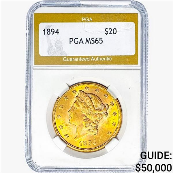 1894 $20 Gold Double Eagle PGA MS65