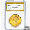 1894 $20 Gold Double Eagle PGA MS65