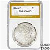 1884-CC Morgan Silver Dollar PGA MS66 PL