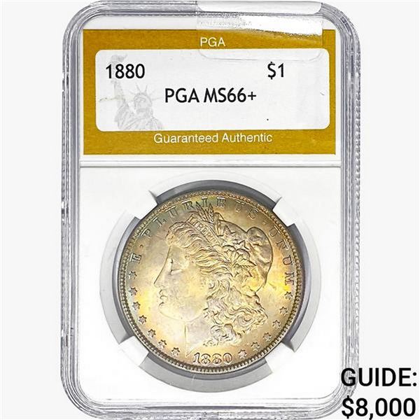 1880 Morgan Silver Dollar PGA MS66+