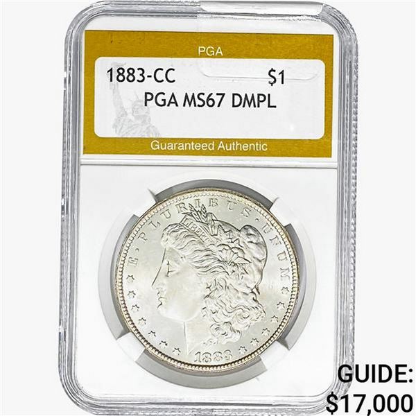 1883-CC Morgan Silver Dollar PGA MS67 PL
