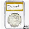 1887-S Morgan Silver Dollar PGA MS65 DMPL