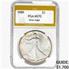 Image 1 : 1989 Silver Eagle PGA MS70