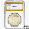 1926-S Silver Peace Dollar PGA MS65