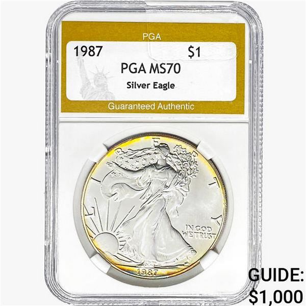 1987 Silver Eagle PGA MS70