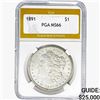 1891 Morgan Silver Dollar PGA MS66