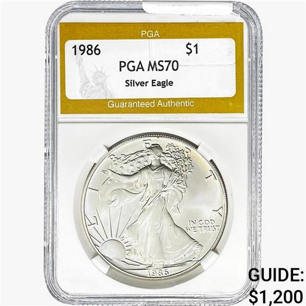 1986 Silver Eagle PGA MS70