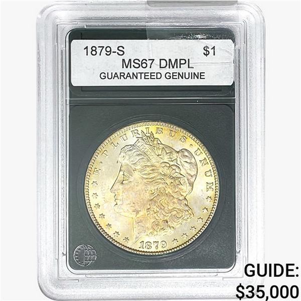 1879-S Morgan Silver Dollar GG MS67 DMPL