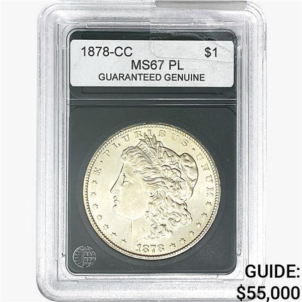 1878-CC Morgan Silver Dollar GG MS67 PL