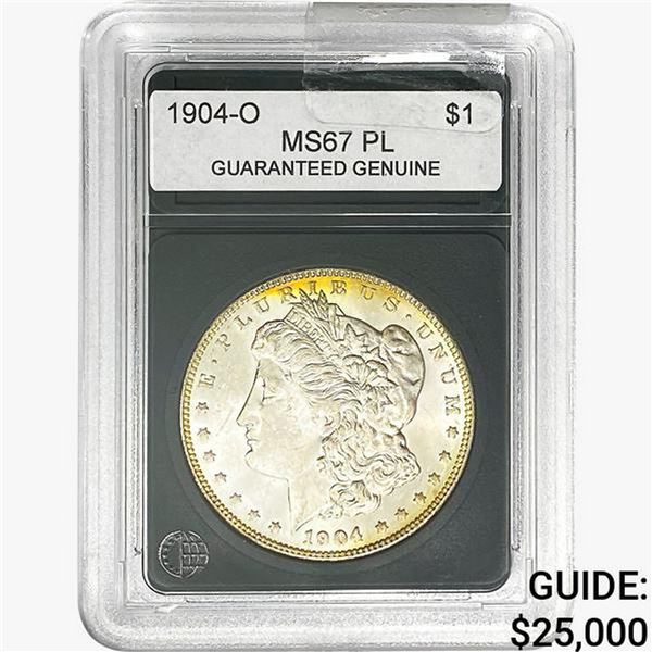 1904-O Morgan Silver Dollar GG MS67 PL