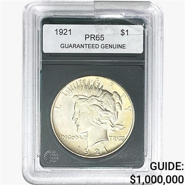1921 Silver Peace Dollar GG PR65