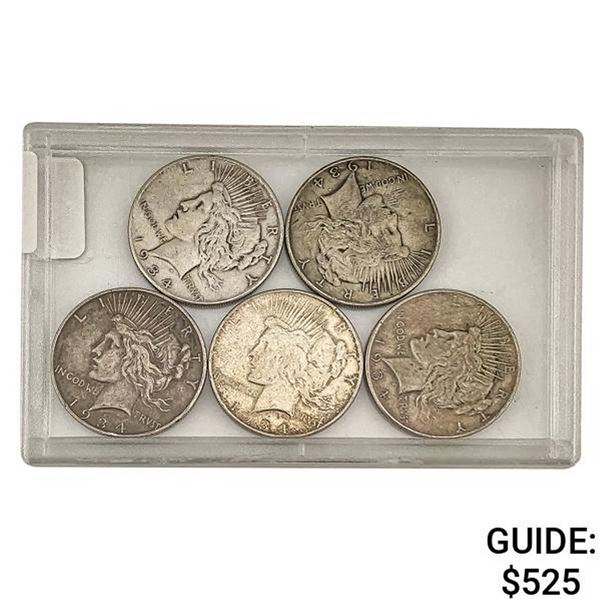 [5]1934-P VG Silver Peace Dollar