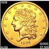Image 1 : 1838 $5 Gold Half Eagle CHOICE AU