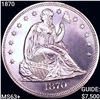 Image 1 : 1870 Seated Liberty Dollar CHOICE BU+